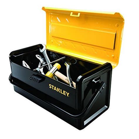 metal tool box stanley|stanley big space metal toolbox.